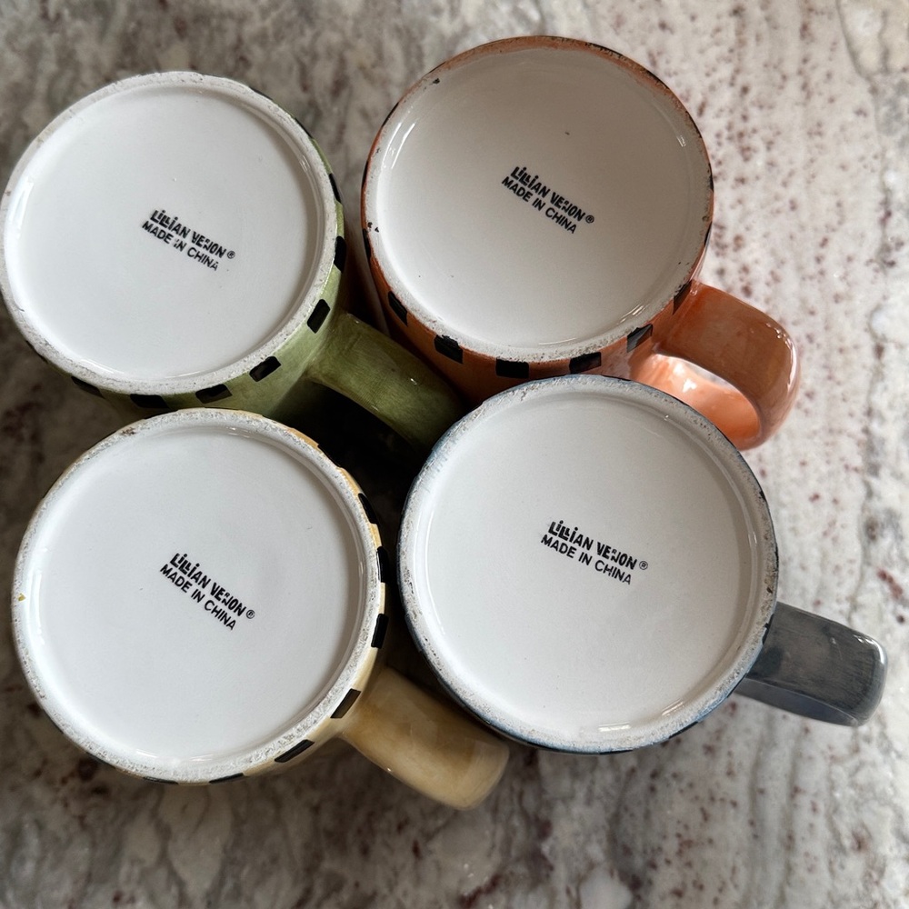 Rooster Ceramic Coffee Mug Set - Picture 10 of 12